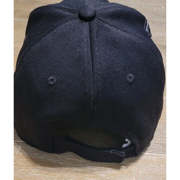 US Army 101st Airborne Division Hat Black Military Screaming Eagles Cap Adjust - Picture 3 of 5